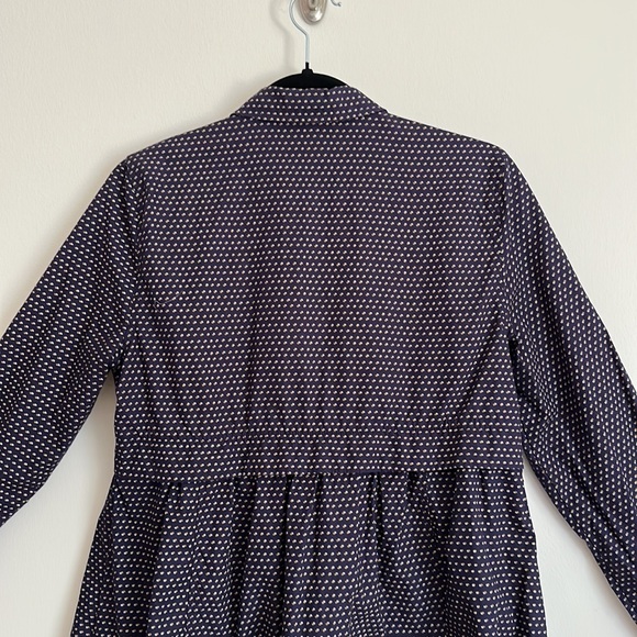 Maeve Purple Patterned Button Down Tunic - Picture 8 of 8